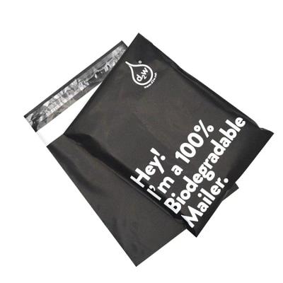 China Waterproof 100 Pieces Poly Large Eco-friendly Black Poly Self Adhesive Pouch Mailing Bag Announcement Messenger for sale