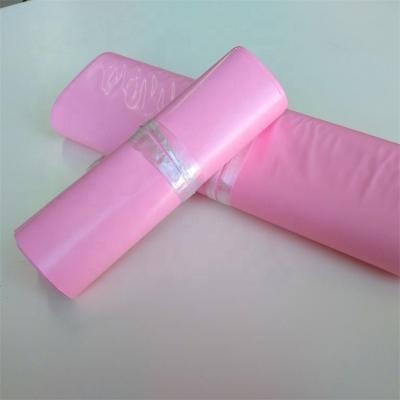 China Light Pink Waterproof Ready Stock / Pale Pink Plastic Bag Messenger Postage Courier Fast Shipping Parcel Bag for sale