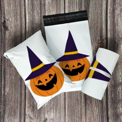 China packaging & Packaging Supplier Custom Printed Halloween Parcel Packing Shipping Bags Polymailers For Clothes for sale