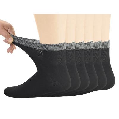 China Antibacterial Custom Thick Comfortable Seamless Handmade Socks Cotton Logo Hospital Functional Medical Oriented Toe Socks For Diabetics Foot Socks for sale