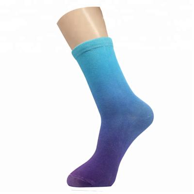 China Breathable Digital Printing Mens Mask Gradient Tie Dye Socks for sale