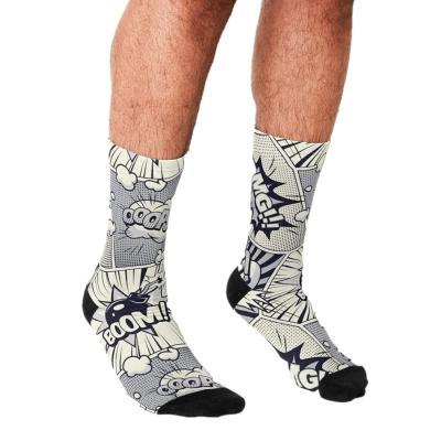 China New Antibacterial Personalized Printed Women's Socks 3D Cartoon Socks Street Style Custom Sublimation Socks for sale