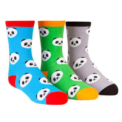 China Brand Kids Breathable Custom Cartoon Caramella Panda Socks for sale