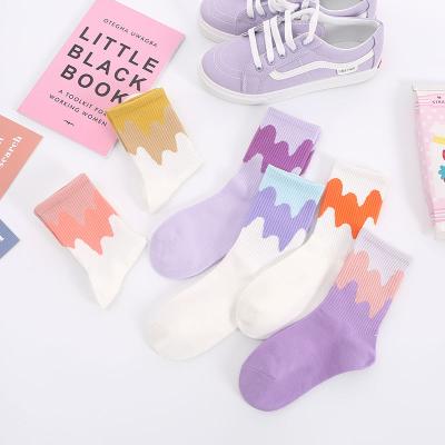 China Autumn Winter White Tube Pile Stockings Women's QUICK DRY Long Tube Socks for sale