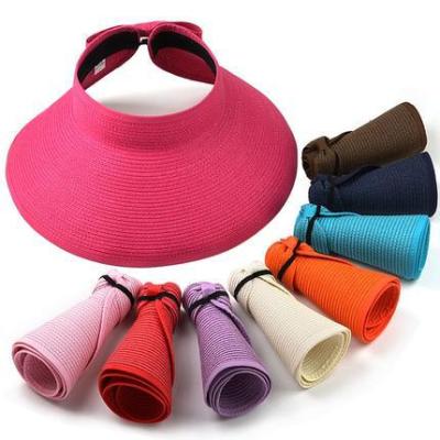 China breathable & Fashion Waterproof New Design Straw Summer Beach Hat Plain Women Wide Brim Hat for sale