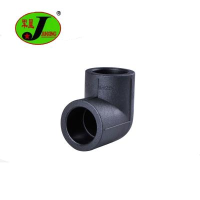 China HDPE water supply 90 degree elbow for sale