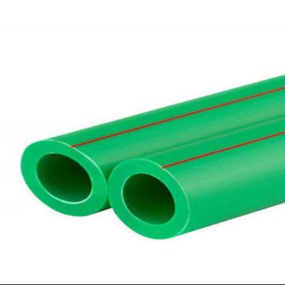 China Plastic Hot Water Pipe 125mm Plastic PPR Tubing Green For Cold And Hot Water for sale