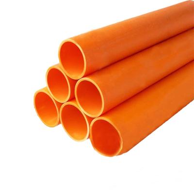 China Flexible Electrical Cable Protection Orange MPP Hose For Trenchless And Excavation Working Environment for sale