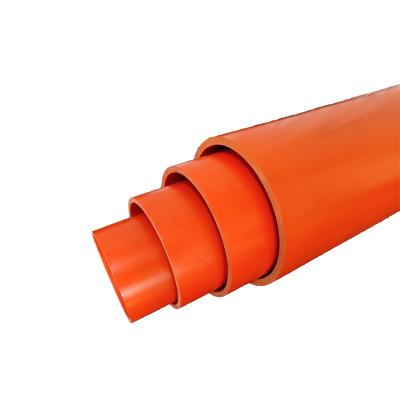 China Orange Flexible Cable Protection MPP Power Communication Hose Power Cable Tube for sale