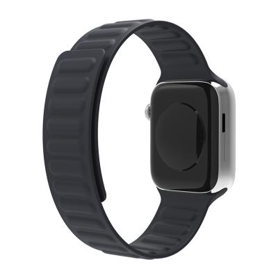 China Yuedong ODM Strap Rubber Magnetic Watch Bands For Apple Watch Series1/2/3/4/5/6/7/SE 38 40 41 42 44 45mm for sale