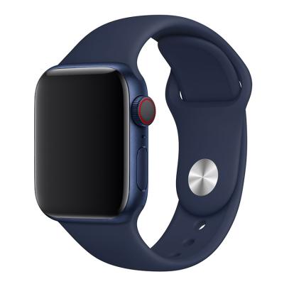 China Sport Rubber Silicone OEM Yuedong Strap Smart Watch Band For Apple Watch Series 38 40 41 42 44 45mm for sale