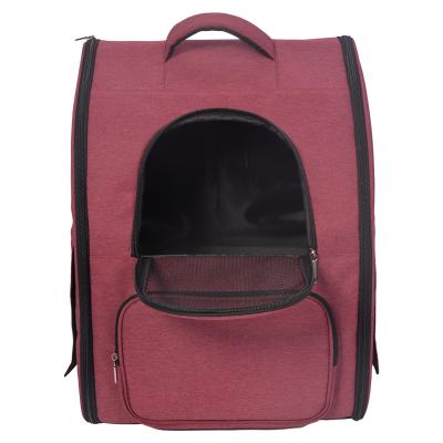 China Pet Backpack Breathable Portable Windproof Cat And Dog Pet Travel Multifunctional Backpack for sale