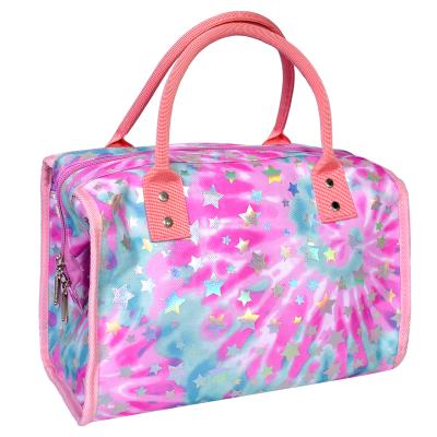 China Fashionable Handbag Design Thermal Insulated Lunch Bag Custom Flamingos Printing Tote Bags Cooler Picnic Food Lunch Bag for sale