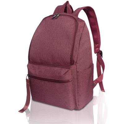 China Water Resistance Students Shoulder Burgundy Backpack School Bags For Boys And Girls Manufacturer Wholesale Teen School Backpack for sale