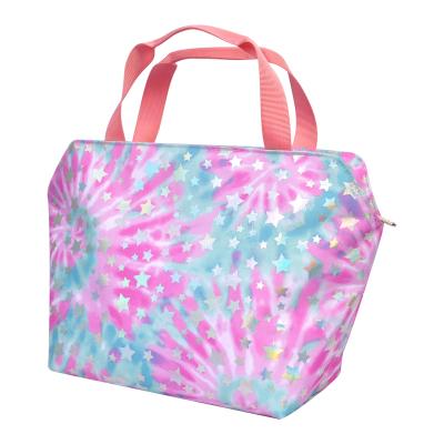 China Who respects the environment. Wholesale Factory Price Polyester Tote Insulated Cooler Bag Fabric Durable.insulated Foil Lunch Bag For Picnic Boating Travel School Work for sale