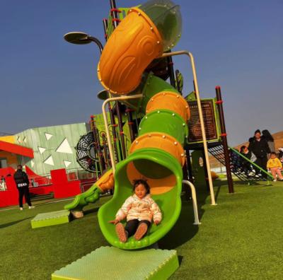 China Rotational Moulds Outdoor Amusement Facilities Plastic Children's Plastic Slide for sale