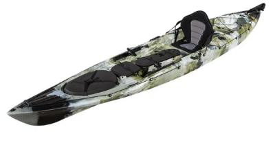 China 30 inch Custom Kayak Recreatieve Roto Molding Kayak Met Verstelbare Voetlagers Te koop