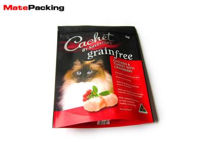 China 1kg Colorful Packaging Cat Food Bag Limited Plastic Standing Up Custom Size for sale