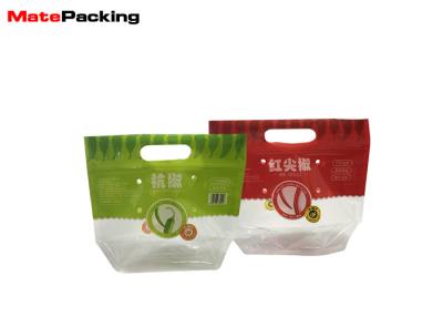 China PET / CPP Plastic Food Storage Bags , Laminated Vegetable Plastic Bags for sale