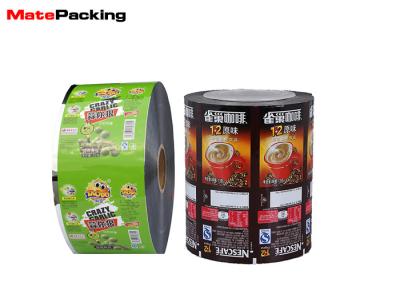 China Custom Printing Aluminum Foil Food Packing Film Automatic Packaging Custom Size for sale