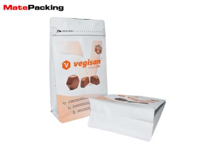 China UV Printing Matte / Glossy Flat Bottom Pouch Moisture Proof 14 O.Z. For Chocolate for sale