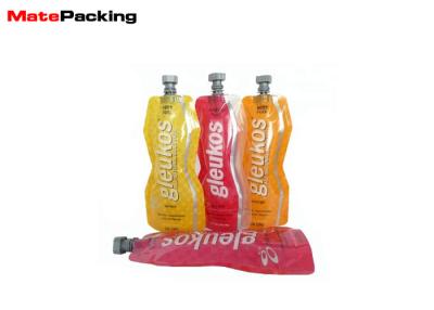 China Foldable Spout Transparent Stand Up Pouch Custom Design Doypack For Drinking Water for sale