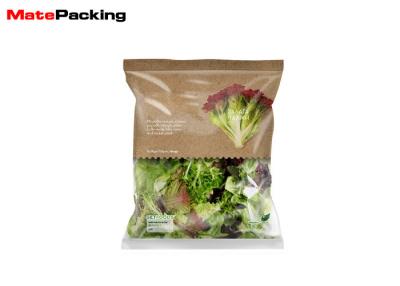 China Heat Seal Food Fresh Vegetable Plastic Packaging Bags Moisture Proof for sale