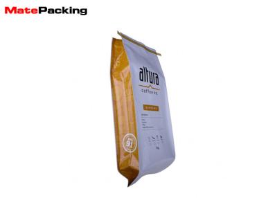 China Coffee Packing Custom Tin Tie Bags , Side Gusseted Resealable Bags Customized Thickness for sale