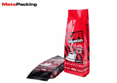 China Aluminum Foil Laminated Side Gusset Bag Coffee Pouch With Valve Tin Tie Custom Printing for sale