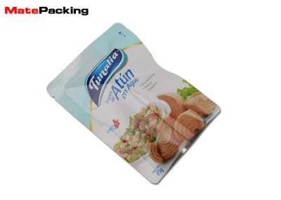 China Three Side Seal Cooked Food Packaging Bags Custom Printed Aluminum Retort Pouch for sale