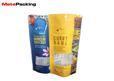 China Moisture Proof Microwavable Food Pouches Stand Up Packaging Bag Eco - Friendly for sale