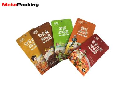 China Customizd Printing Retort Pouch Bag High Temp Resistant Stand Up Type For Sauce for sale