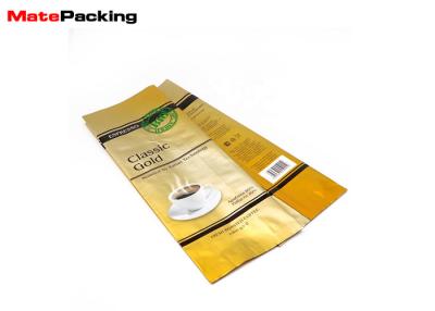 China Food Grade Side Gusset Bag Plastic Customized Printing Coffee Package With Valve for sale