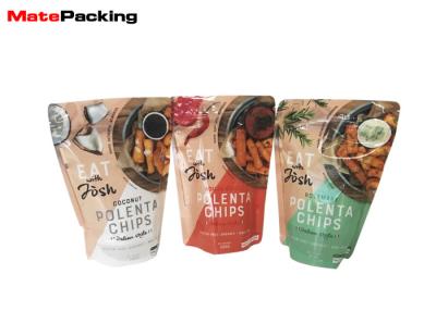 China BPA Free Stand Up Zipper Foil Stand Up Pouches Food Grade Plastic Lamination For Sauce for sale