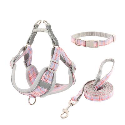 China Weego Reflective Dog Walking Harness Front Clip Dog Harness Pull Adjustable No Obstruction Pet Harness Pet Chest Strap Suit for sale