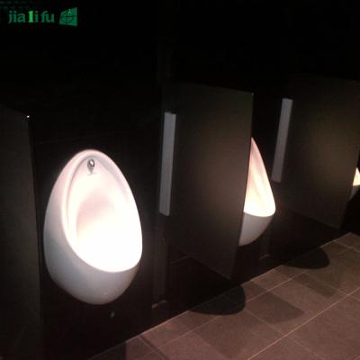 China Commercial Contemporary Corner Hpl Contract Bathroom Urinal Dividers Wall Mounted Deodorizing Fasterner JLF-KTP-034 Manufacturer for sale