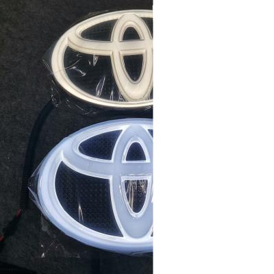 China Cold light material 4D Auto Logo Led Light Car Grille Emblem 3D 4D 5d Car Front Logo Badge Led Lamp Car Beacon Lights For Vehicle for sale