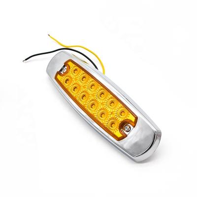 China High Brightness Amazon Hot Sale 12V 24V Multi Colors 12 LED Truck Side Marker Lights For Universal Trucks for sale