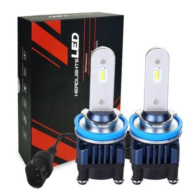 China H1 Aluminum + Zinc Alloy H3 H7 H8 H9 H11 9012 9005 9006 R6 LED Headlight Bulb 25W 3000lm Affordable Hot Sale Double Sided LED Headlight for sale