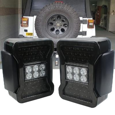 China Brake Light Turn Signal Reverse Light LED Tail Light 2021 Hot Sales Led Tail Lights For Jeep Wrangler JK Smoke 2007-2017 Led Tail Lamp Daytime Running Lights for sale