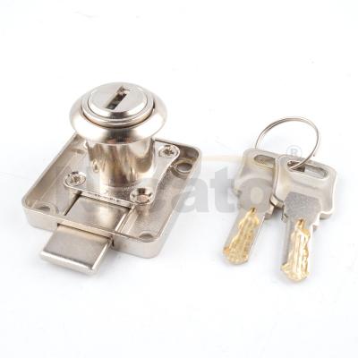 China Modern Zinc Alloy Hidden Desk Drawer Lock Cabinet Lock Furniture Lock Manufacture for sale