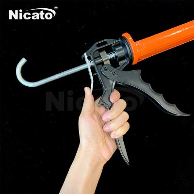 China Cordless Glass Standard Manual Resin Caulking Gun Coaxial Caulking Tool for sale