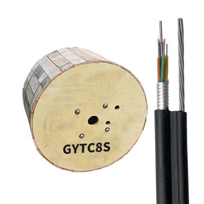 China Long Distance /LAN Communication/Multimode Outdoor Armored Aerial Fiber Optic Cable 8 12 Communication Fiber Optic Cable 24 Core Fiber Cable Gytc8s for sale