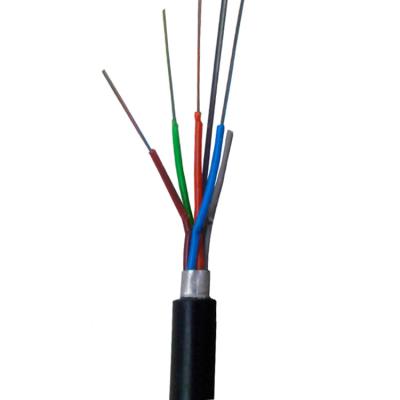 China Direct Buried / Duct / Aerial Outdoor Underground Gyta G652d Armored Fiber Optic Cable Single Mode Drop Cable for sale