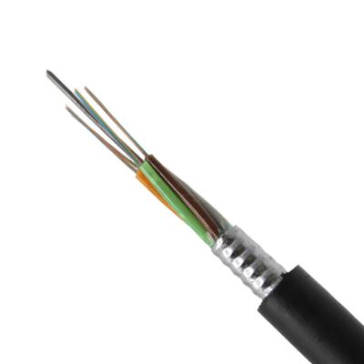 China Outdoor Pipeline 12~288 Cores Armored Fiber Optic Cable Outdoor Gyts Fiber Optic Cable for sale