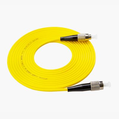 China FTTN / FTTH / FTTX Minimum Bend Radius 3.8 ST To Class Ceramic Gigabit Telecom Core Singlemode ST Insert Fiber Jumper for sale