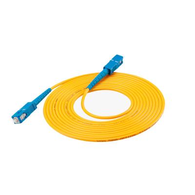 China FTTN / FTTH / FTTX Quality Assured Sc / Apc White Color - Sc / Apc Armored Singlemode Fiber Patch Cord Jumper 1 Core G657a Simplex for sale