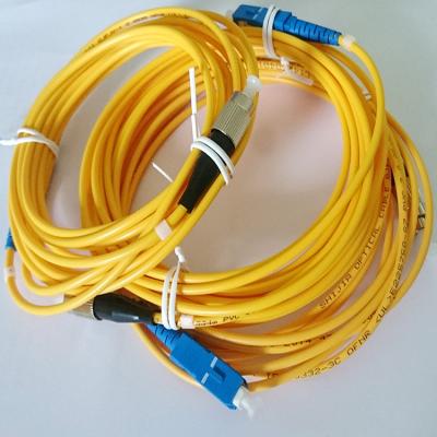 China FTTN/FTTH/FTTX Single Mode Multi Duplex Mode SC Fiber Patch Tie High Quality Fiber Optic Jumper for sale