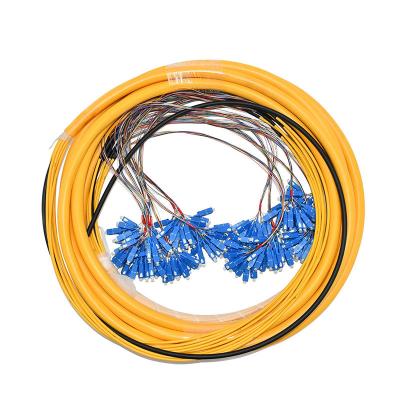 China FTTN/FTTH/FTTX Duplex G652d St Connector Sc LC Fc Simplex Jumper Sm Upc Pc Apc 3m Lszh Fiber Optic Patch Cord For Catv Network for sale