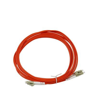 China Data Center 2 Core Duplex Multimode Fiber Optic Patch Cord Fiber Optic Cable 62.5/125 Om1 for sale